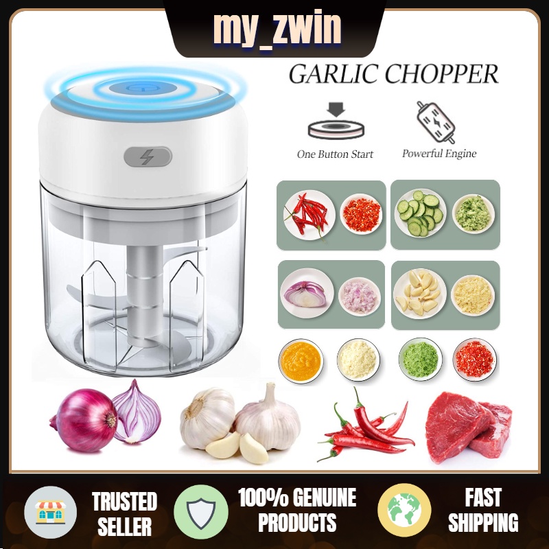 Chopper Blender Mini Blender Garlic Chopper Electric Food Chopper Portable Blender Food Processor 100ml 250ml