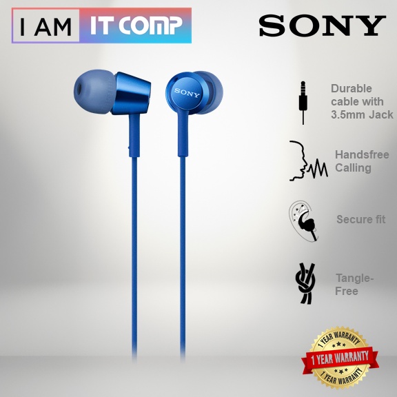 Sony MDREX155AP InEar Wired Headphone / Wired Earphone MDREX155AP