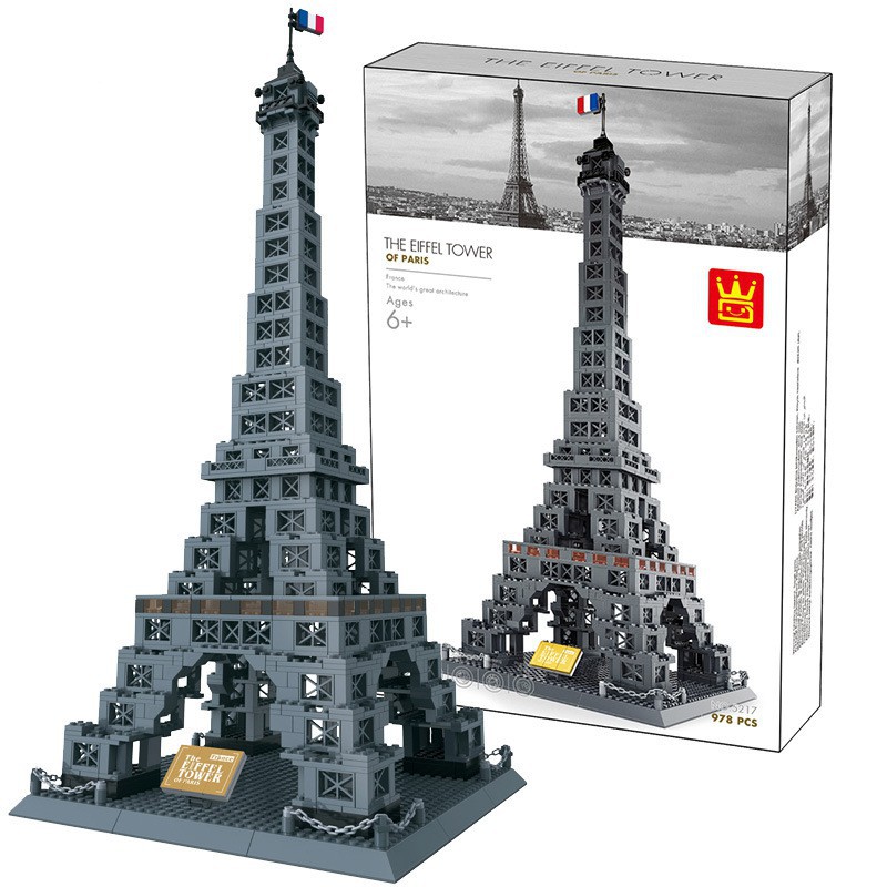 WANGE BLOCKS - THE EIFFEL TOWER OF PARIS - 5217