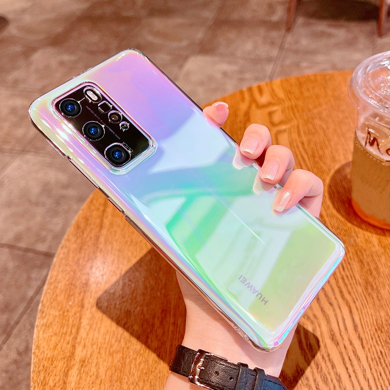 Multi Essential VIVO Y11S Y12S Y20S Y20 Y20i Y11 Y12 Y15 Y17 Laser Phone Case Y51 Y31 X70 Pro Luxury Colorful Rainbow... - Image 3