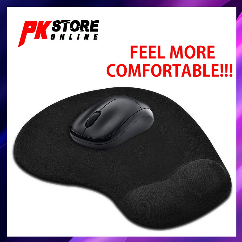 Mouse Pad with Gel Wrist Rest Support, Ergonomic Mouse Cushion with Non