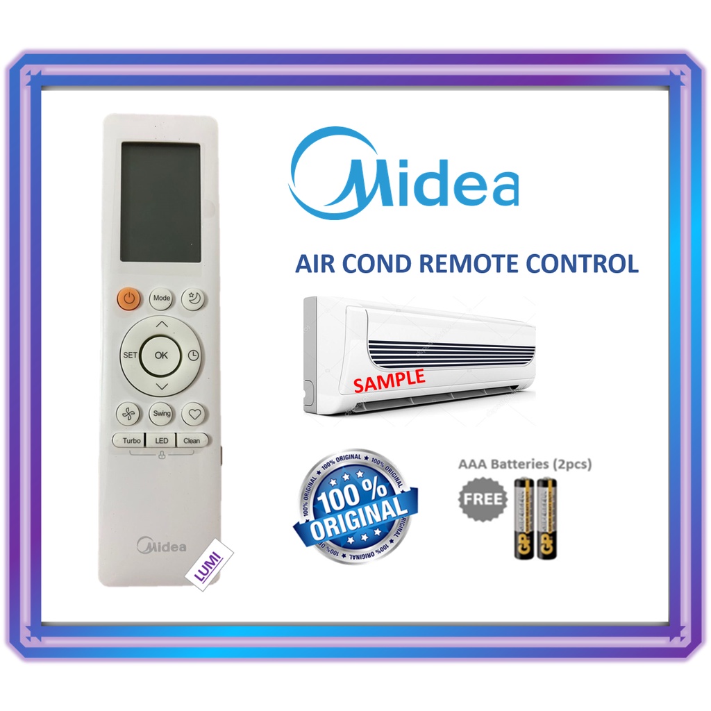 100 Original Midea air conditioner air conditioner remote control