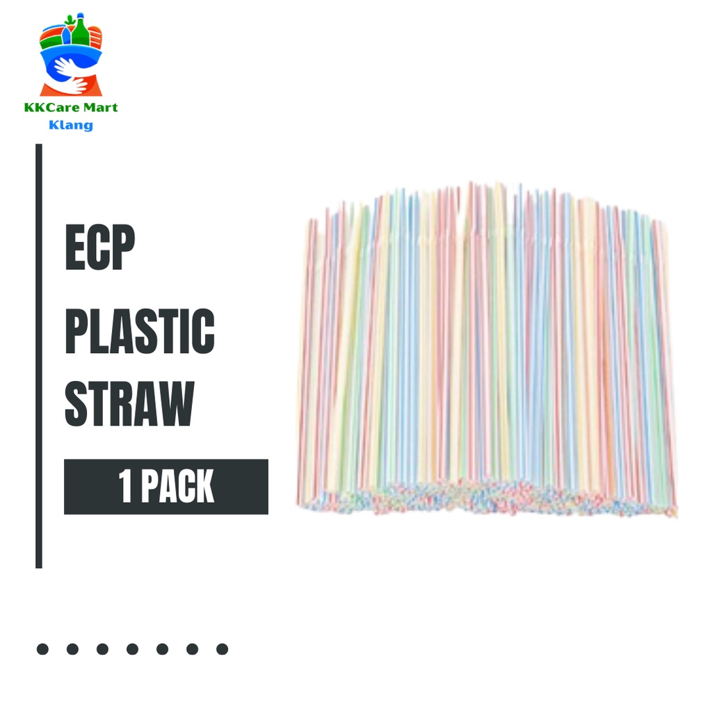 ECP - Quality Hygienic Straw Premium ( Random Colors ) - 1 Pack ...