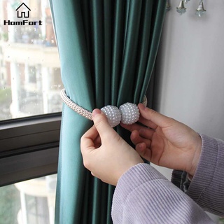 Image of 2PCS Pearl Magnetic Curtain Clip Curtain Holders Tieback Buckle Clips Hanging Ball Buckle Tie Back Curtain Decor