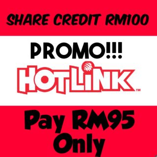 PROMO Maxis Share Credit Rm100 within 1 day ship. Payment luar shopee ada diskaun