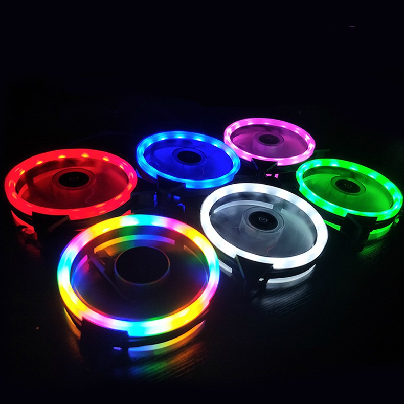 Quality Reliable LED Cooling Fan RGB 120mm 12cm DC 12V Brushless Cooler Computer Case PC CPU - Image 3