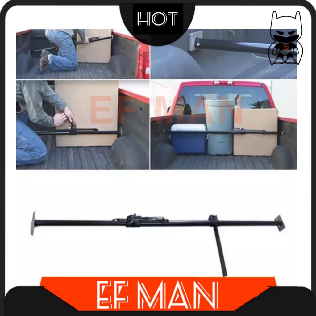 4X4 Adjustable Ratcheting Cargo Bar 1600mm 1800mm Truck Bed LINER