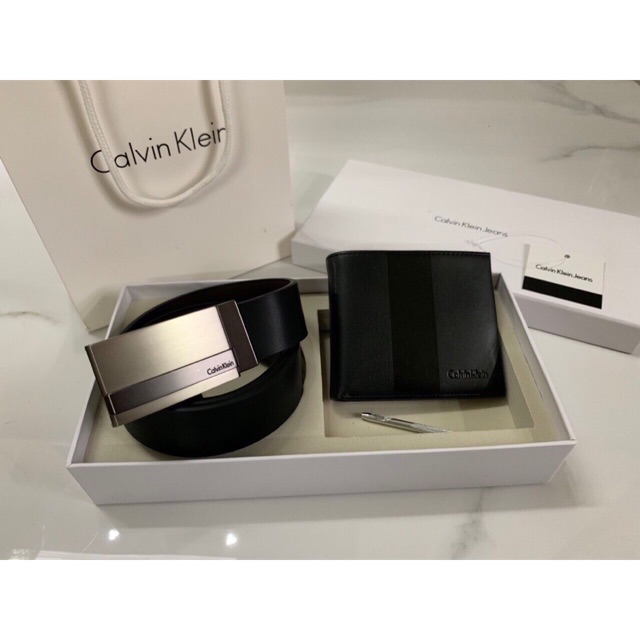 calvin klein belt set