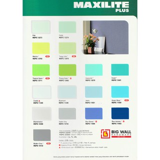 Maxilite Plus Emulsion Paint (18L) P3 *Interior Wall & Ceiling Water ...