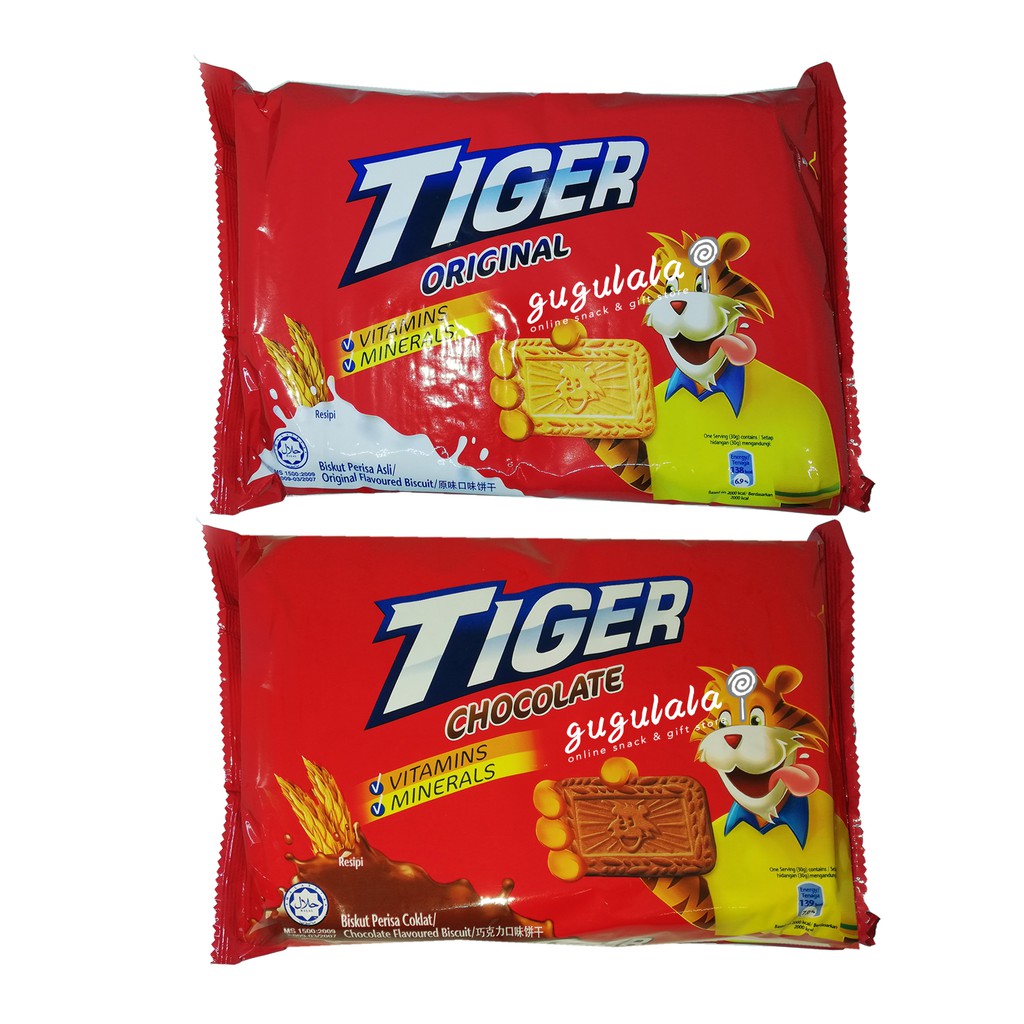 Tiger Biscuit Original / Chocolate 159.6g | Shopee Malaysia