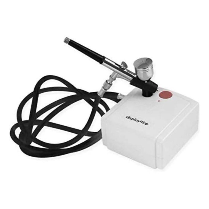 Display4top Portable SingleAction Airbrush Gun with Mini Airbrush Air