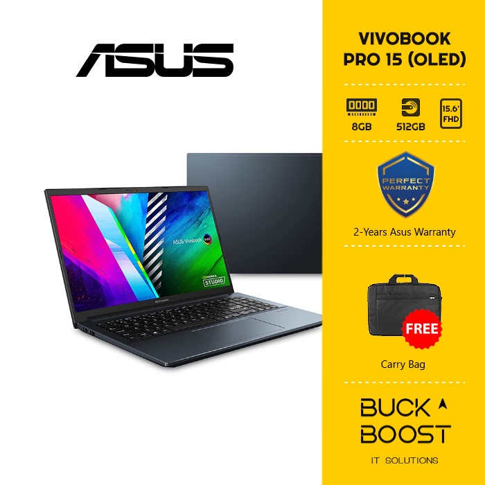 Asus VivoBook Pro 15 (M3500Q-CL1185TS) 15.6" FHD OLED LAPTOP ( RTX3050 )