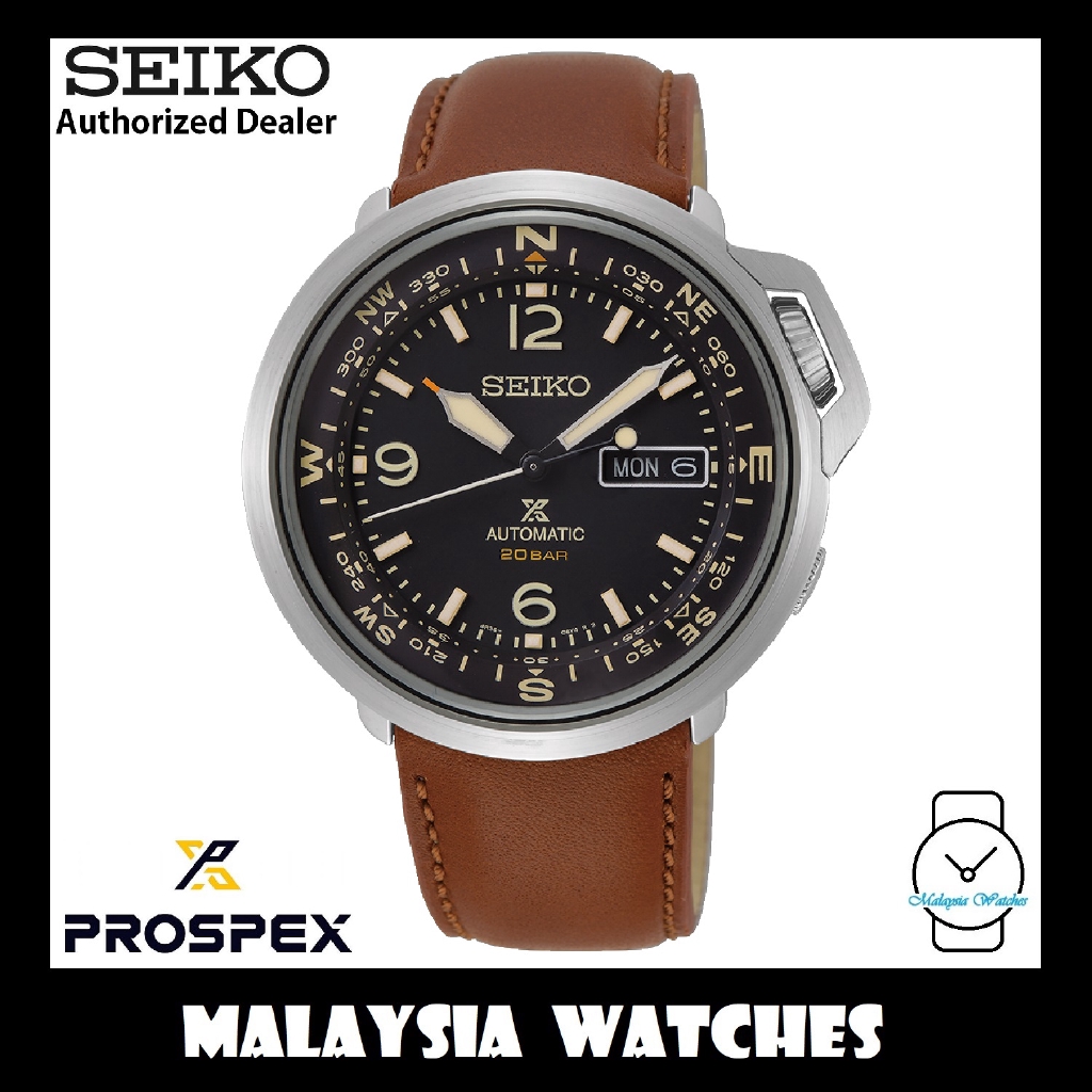 Seiko Prospex SRPD31K1 Automatic Field Compass 200M Brown Leather Strap  Gents Watch | Shopee Malaysia