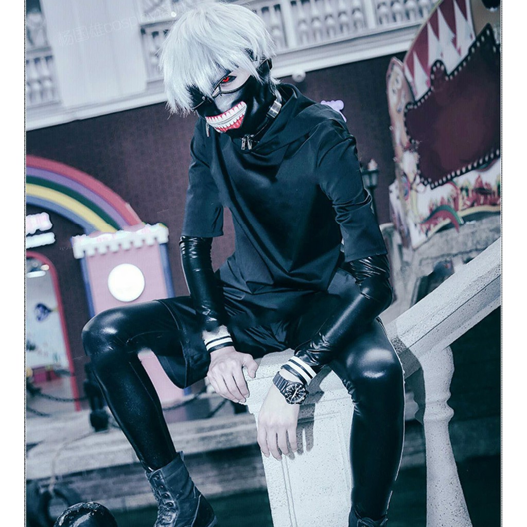 Men's Tokyo Ghoul Ken Kaneki Battle Uniform Cosplay Costume | Shopee  Malaysia