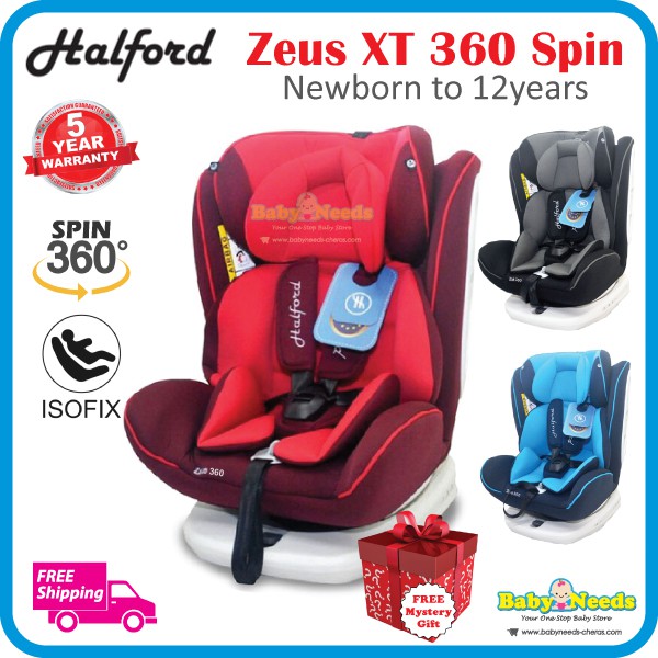 halfords child seats isofix