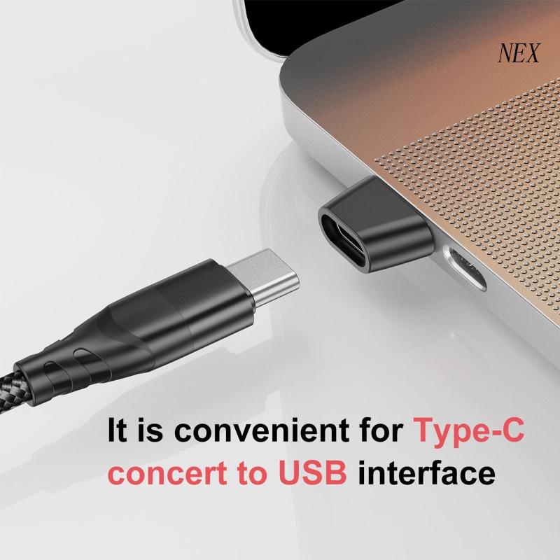 NEX USB TypeC Converter Usb Male to TypeC Female Adapter Support PD