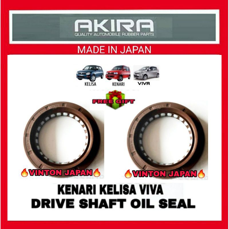 Perodua Kelisa Kenari Myvi Viva Axia Rh Lh Drive Shaft Oil Seal