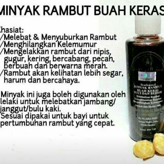 MINYAK RAMBUT  BUAH KERAS  Shopee Malaysia