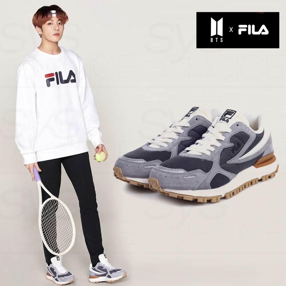 bts wearing fila shoes