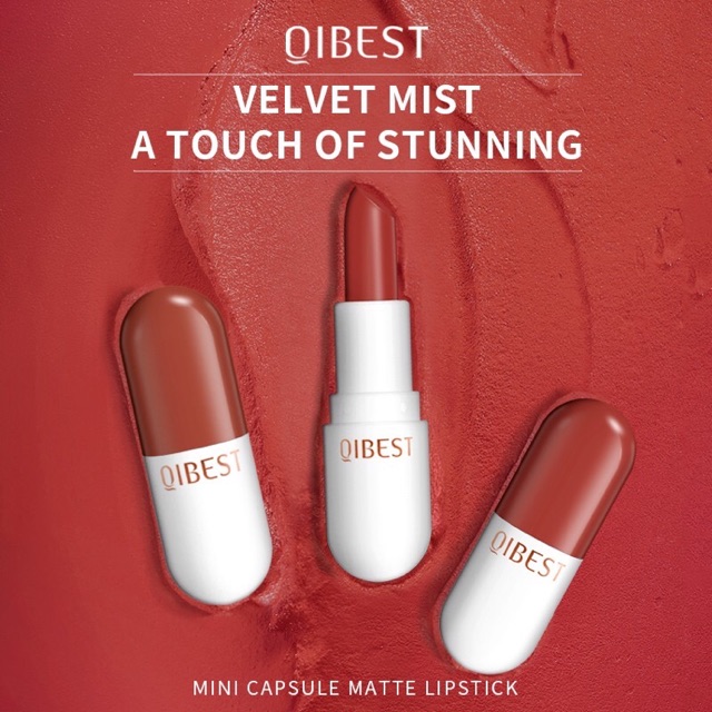 Qibest Capsule Matte Lipstick | Shopee Malaysia