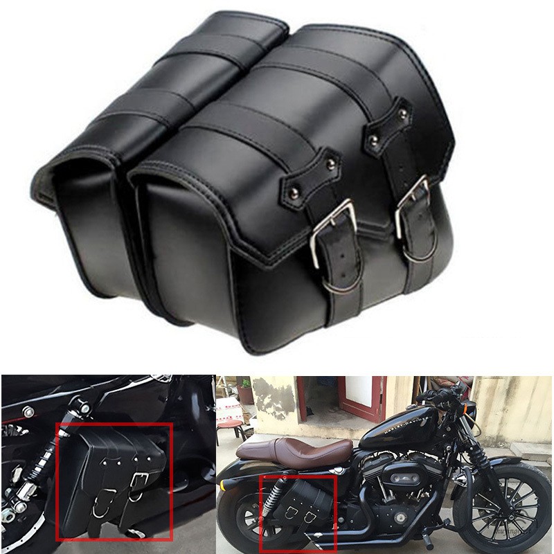 motorcycle leather bag