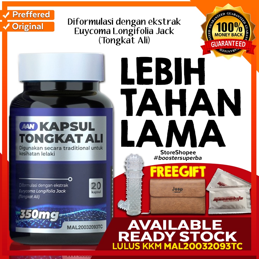 Kapsul Aan Tongkat Ali Ubat Suami Lelaki Tahan Lama Kuat Untuk Lelaki Ubat Kuat Untuk Lelaki Lulus Kkm Original Hq Shopee Malaysia