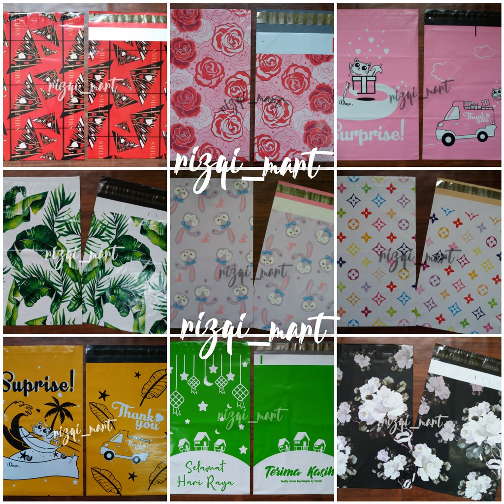 Buy Plastik Pos Printed Courier Plastic Bercorak Cantik Cute Tiada Poket 1pc Seetracker Malaysia