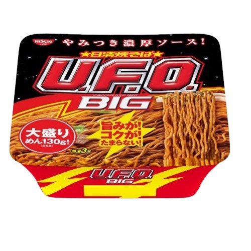 NISSIN YAKISOBA OOMORI UFO BIG INSTANT NOODLE UFO杯面 MADE IN JAPAN