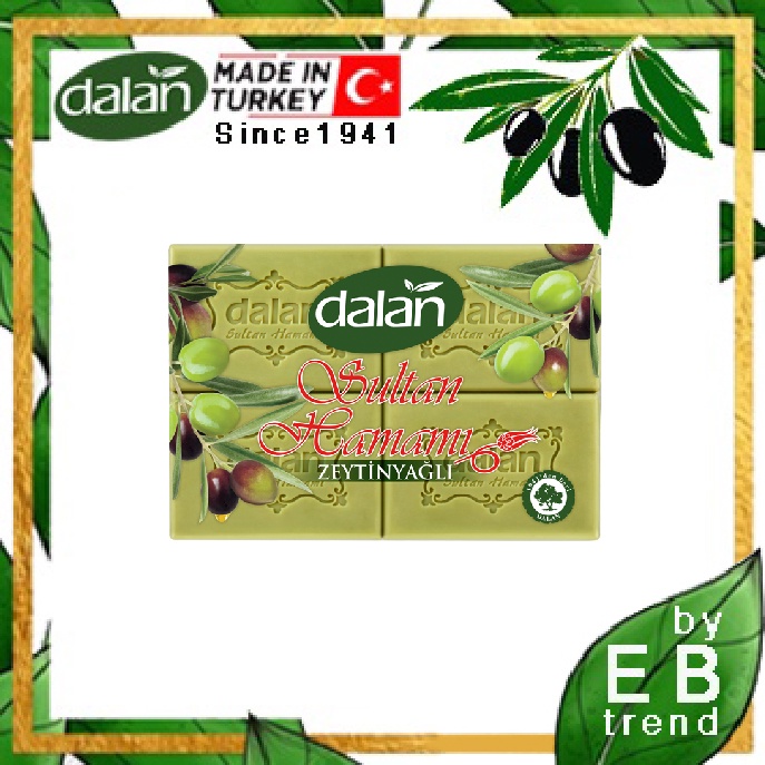 Dalan d'Olive Sultan Hamami Pure Soap Olive Oil 175g x4