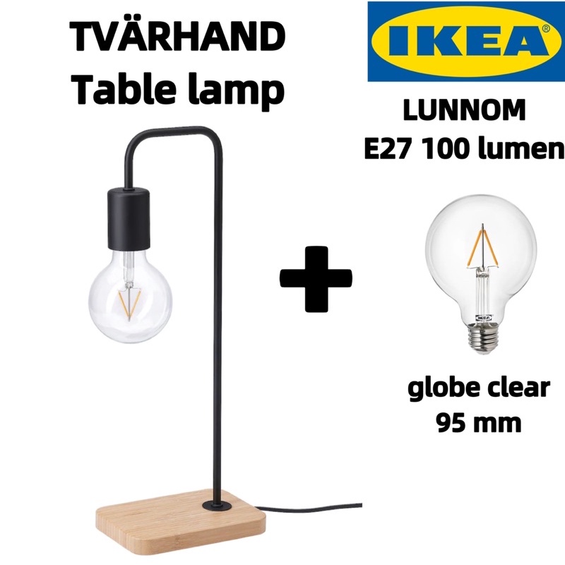 Ikea Table Lighting S And, Trettiotre Led Table Lamp Black