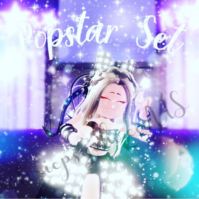 Roblox Royale High Midnight Strike Popstar Set Shopee Malaysia Hot