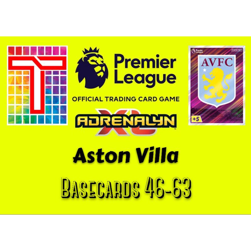 Panini Adrenalyn XL 22/23 Premier League Aston Villa Basecards