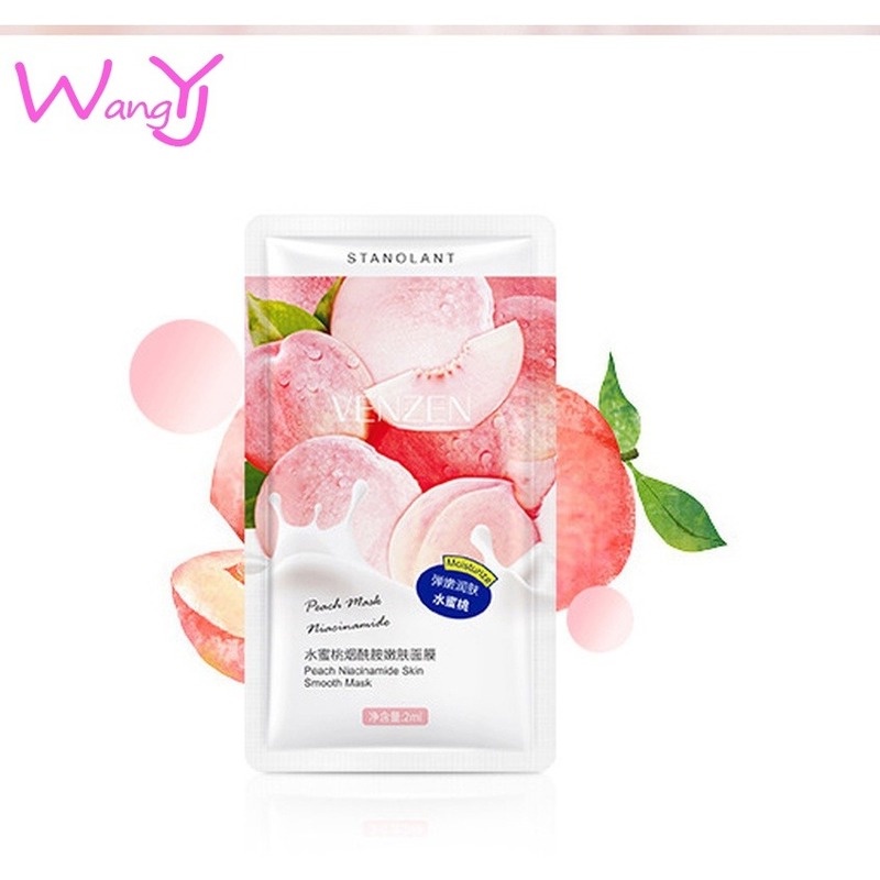 Peach Mask Moisturizing Skin Tone Improving Rough Facial Mask