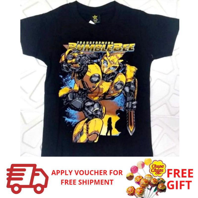 TRANSFORMERS youth large t-shirt  100% cotton great condition 