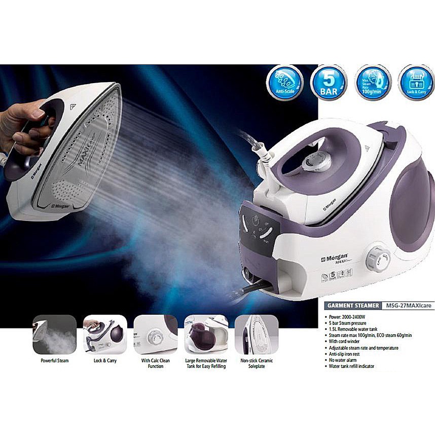 *2022* 2400W 1.5L Steam Generator Iron 100g Continuous Steam MSG