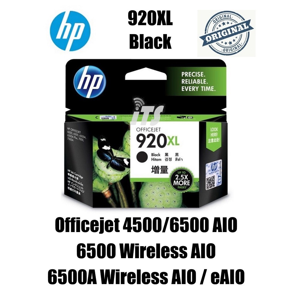 Hp 920xl High Yield Blackcyanmagentayellow Original Ink Cartridge Shopee Malaysia 4614