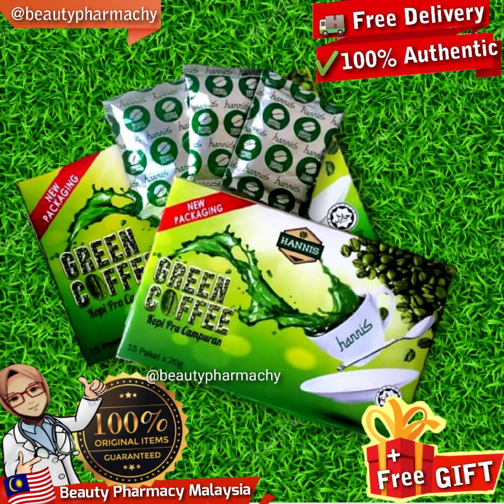 Ready Hannis Green Coffee New Pack 2020 Shopee Malaysia