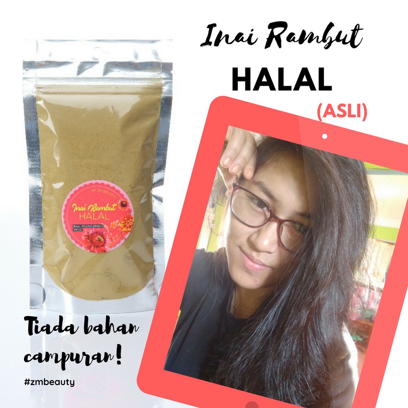  INAI  RAMBUT  HALAL  ASLI Shopee Malaysia