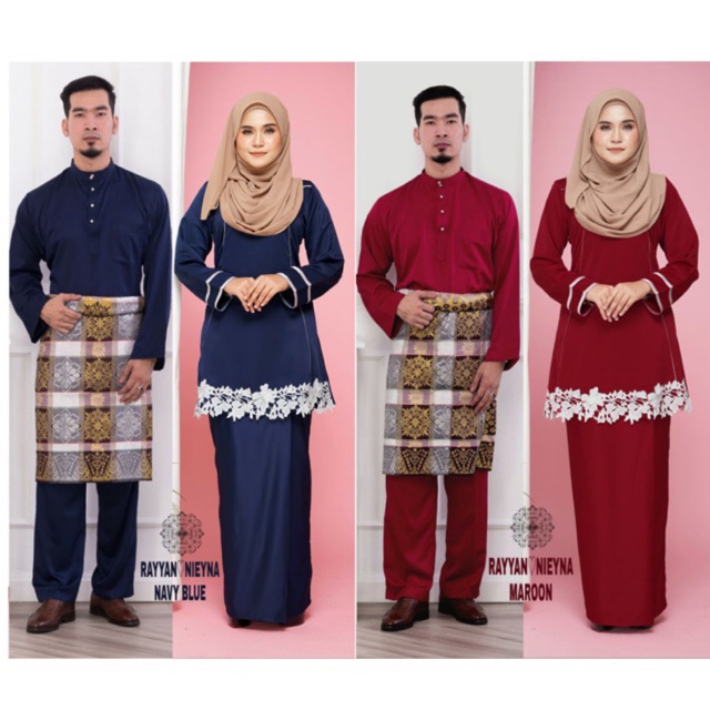 20 Trend Terbaru 2022 Navy Blue Warna  Baju  Raya 2022 