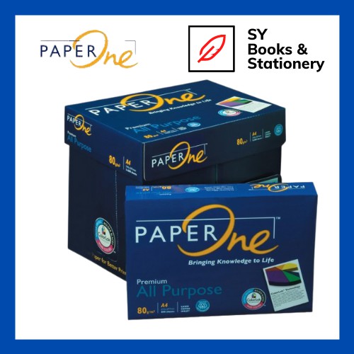 Paper One 80gsm 500 Sheets A4 Paper (Box-5 Reams) | Shopee Malaysia