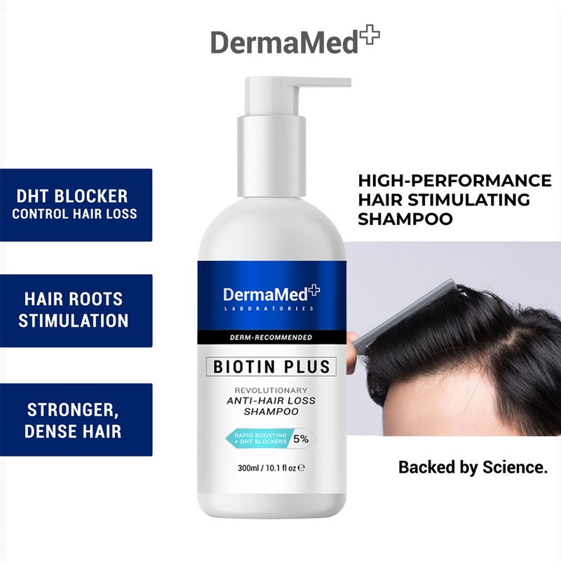 BIOTIN Shampoo DHT Blocker Hair Loss Shampoo ELIXIL 5% + Hair Growth  Shampoo Peptides Treatment | shampoo rambut gugur | Shopee Malaysia