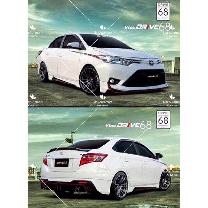 toyota vios drive 68 bodykit