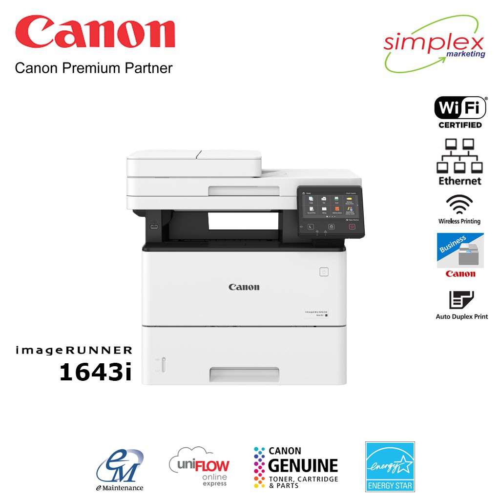 canon imagerunner 1643i ii mfp