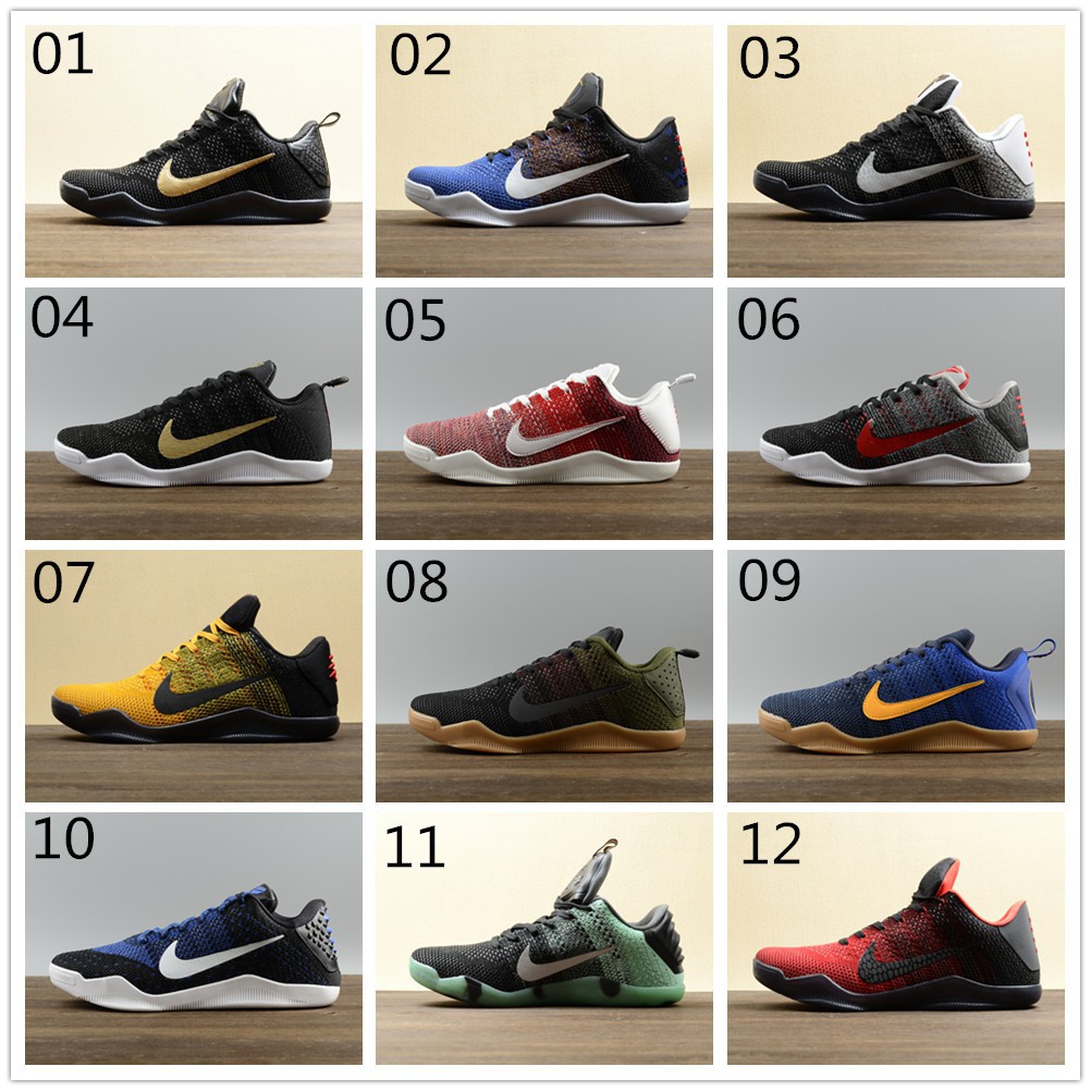 kobe shoes from 1 to 11