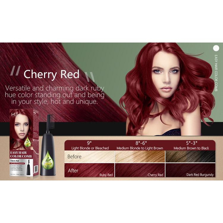 NEW !!! HJL Hair Joy Love - Cherry Red Hair color | Shopee Malaysia