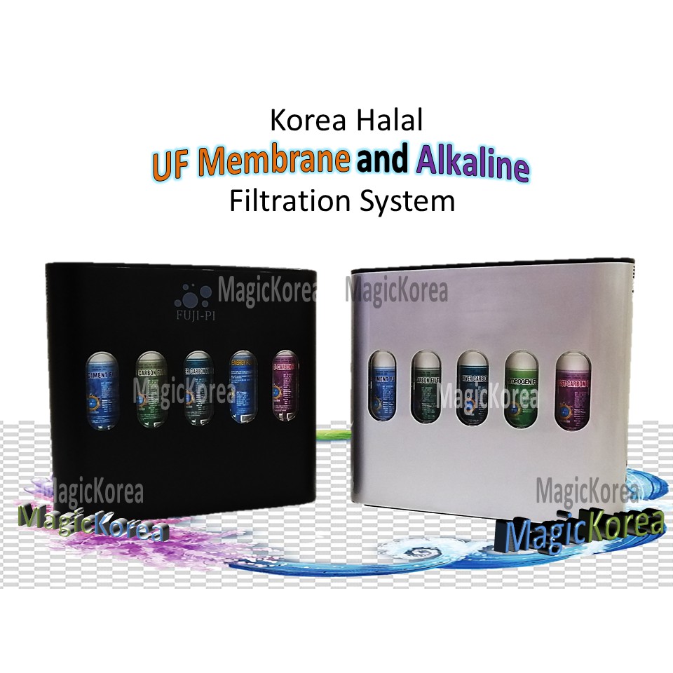 Korea Water Filter 5 Stage Halal UF Membrane Alkaline Filtration Water
