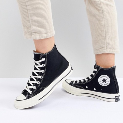 converse 70s hi black white