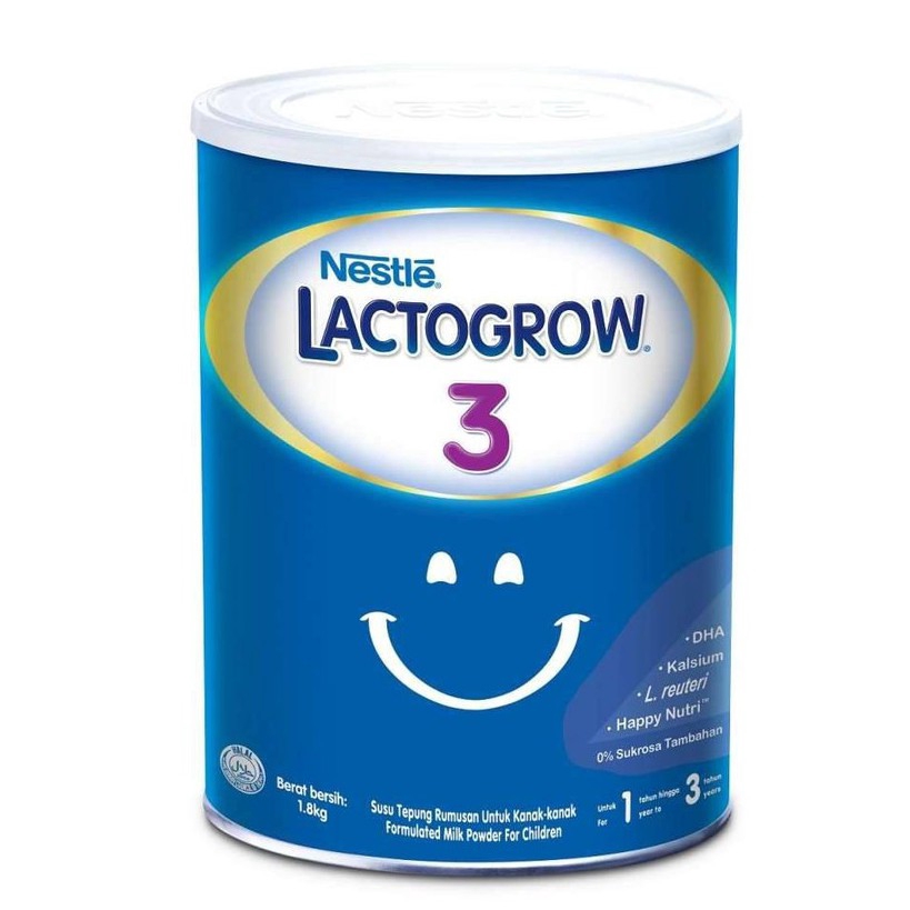 Lactogrow 3 Formulated Milk Powder for Children 1-3 Years (1.8kg)