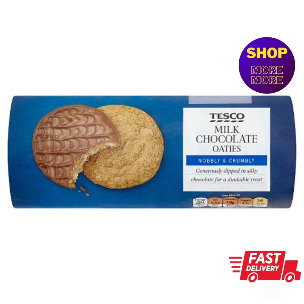 TESCO UK BISCUITS Lotus Biscoff Milk Chocolate Digestives/Chocolate
