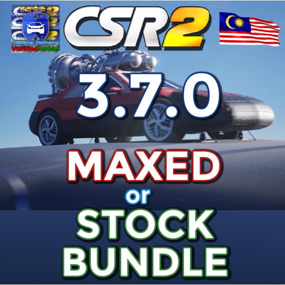 CSR2 Cheats 3.7.0 New Cars Maxed or Stock Bundle Shopee Malaysia